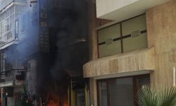 İzmir'de bir otelde yangın çıktı