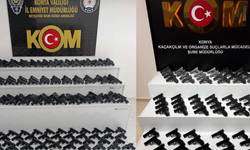 Konya'da 244 ruhsatsız tabanca ele geçirildi