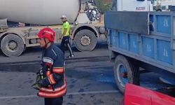 Malatya'da beton mikseri ile traktör çarpıştı: 2 yaralı