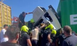 Mersin Limanında kaza: 1 yaralı