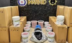 Mersin'de 3 operasyonda 1 ton 716 kilogram pregabalin ele geçirildi