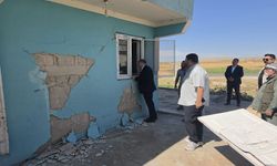 Şanlıurfa'da depremden etkilenen mahallede incelemeler yapıldı
