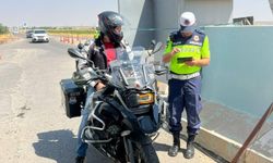 Şanlıurfa'da motosikletler denetlendi