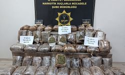 Şanlıurfa'da yolcu otobüsünde 39 kilo gram uyuşturucu ele geçirildi
