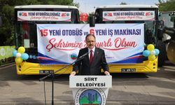 Siirt Belediyesi filosuna 21 yeni araç kattı