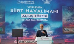 Siirt Havalimanı 250 bin yolcu kapasiteli oldu: Siirt demir yoluyla ulusal ağa bağlanacak