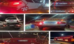 Trabzon'da abartı egzozlu 6 araç 30 gün trafikten men edildi