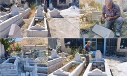 Yarım asırlık taş ustası Canlı: Çırak yetişmemesi nedeniyle bu meslek yok olma tehlikesiyle karşı karşıya