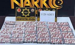 Yozgat'ta 1120 sentetik ecza hap ele geçirildi