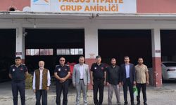 HÜDA PAR Tarsus İlçe Başkanlığı'ndan İtfaiye Grup Amirliği'ne ziyaret