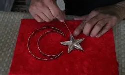 Binlerce çivi ve metrelerce bakır telle hayallerini sanata dönüştürüyor