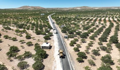 Birecik’te yol çalışmaları tamamlanıyor