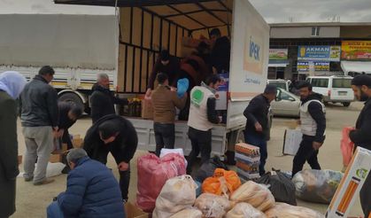 Çınar'dan depremzedeler için ikinci yardım kamyonu yola çıktı