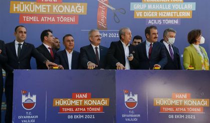 Diyarbakır Valisi Karaloğlu Hani'de temel atma ve açılış törenine katıldı