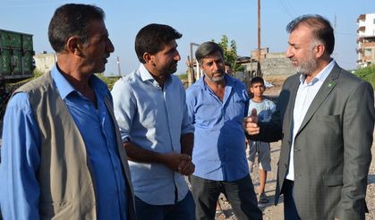 HÜDA PAR Yenişehir İlçe Başkanı Beber, Çelikevler Mahalle sakinlerinin sorunlarını dinledi