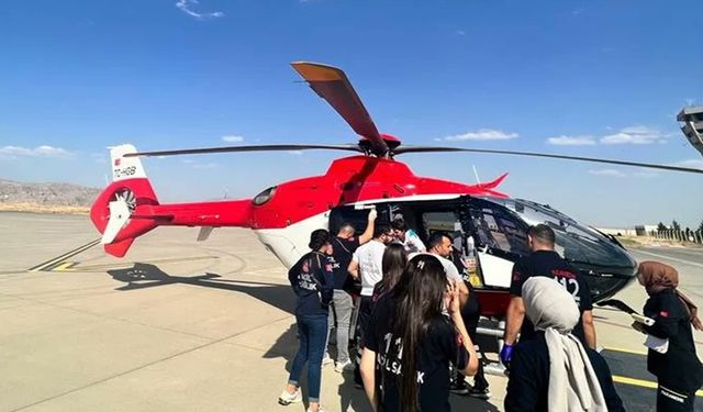 Balkondan Düşen Bebek Helikopterle Diyarbakır’a Sevk Edildi