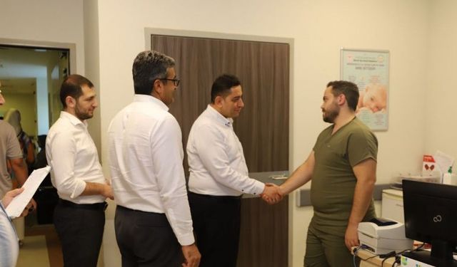 İl Sağlık Müdürü Solmaz, Birecik Devlet Hastanesi'nde İncelemelerde Bulundu