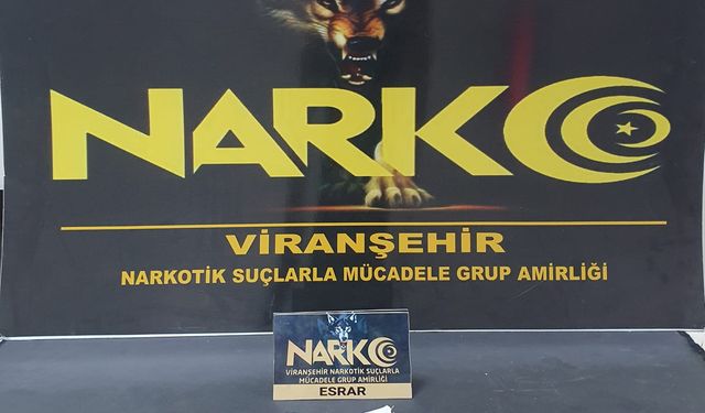 Viranşehir'de uyuşturucu operasyonu, 3 gözaltı