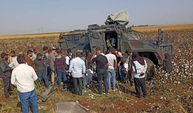 Viranşehir'de Askeri araç devrildi, 2 yaralı