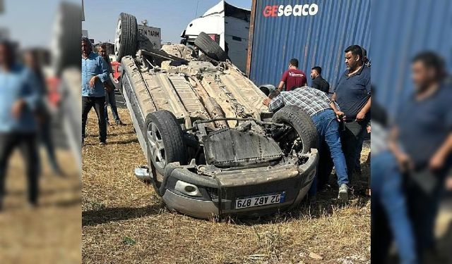 Şanlıurfa’da araç takla attı, 1 yaralı
