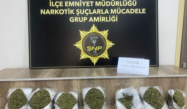 Siverek'te Skunk Ele Eçirildi, 3 Gözaltı