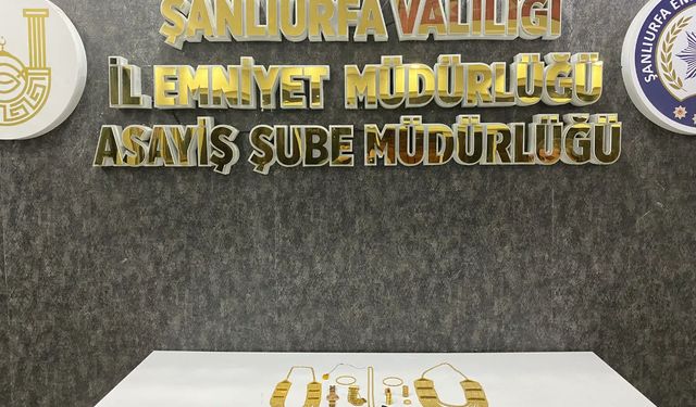 Şanlıurfa’da 1 milyon değerinde altın ve gümüş çaldılar yakalandılar