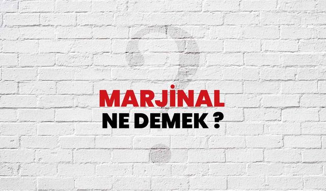 Marjinal Ne Demek?