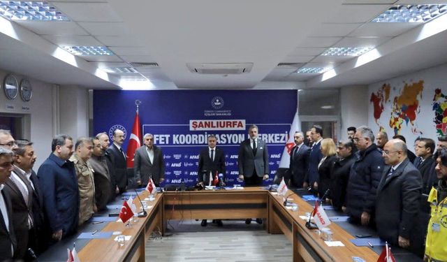 Şanlıurfa'da Deprem Yıl Dönümünde Anma ve Değerlendirme Toplantısı Yapıldı