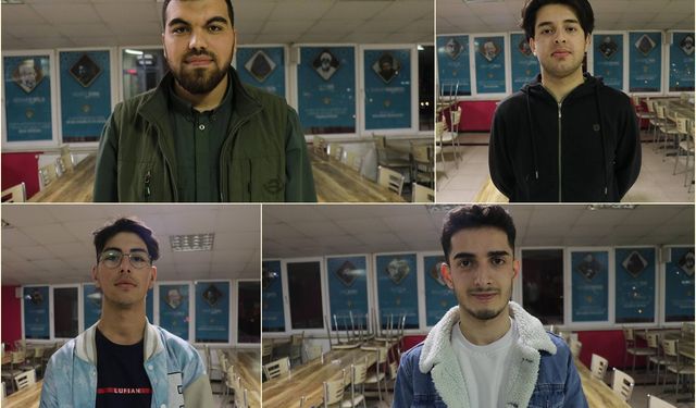 İlk iftarı ailelerinden uzakta açan öğrenciler duygularını paylaştı