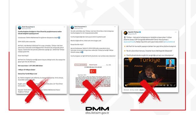 DMM’den CHP’li Yavuzyılmaz’ın petrol boru hattı ve tahkim süreci açıklamalarına yanıt