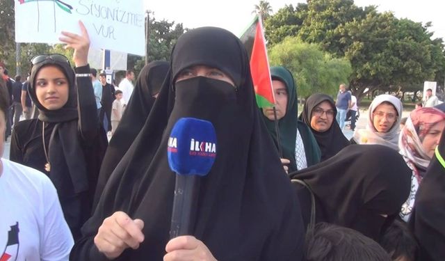 HÜDA PAR Mersin Kadın Kolları Başkanı Karakaya'dan Cumhurbaşkanı Erdoğan'a duygu yüklü "Gazze" çağrısı