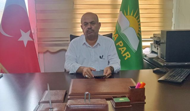 HÜDA PAR Silopi İlçe Başkanı Gök: Silopi halkı toz, çukur ve çamurla mücadele ediyor