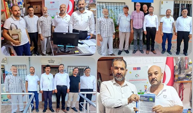 HÜDA PAR Tarsus İlçe Başkanlığı'ndan muhtar ziyaretleri