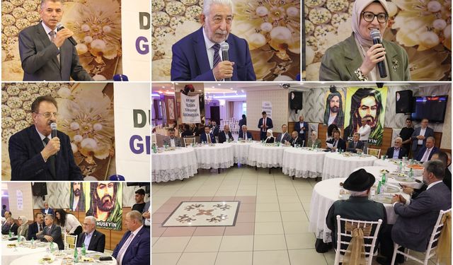 Siyasiler ve STK temsilcileri "Muharrem Ayı İftar Programı"nda buluştu
