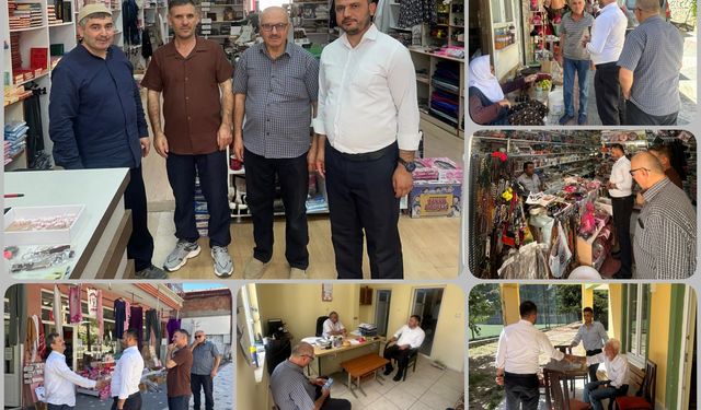 HÜDA PAR Isparta İl Başkanı Demir, Barla'da çeşitli ziyaretlerde bulundu