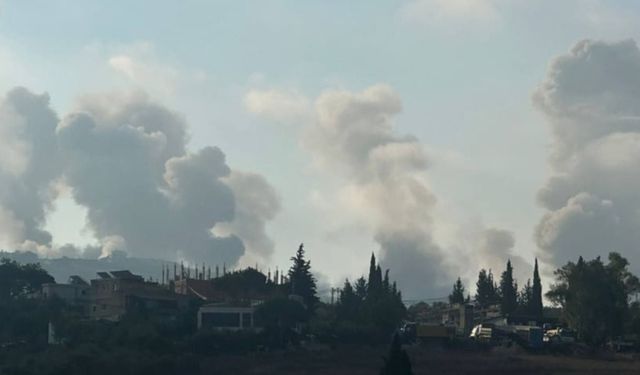 İşgal uçakları Lübnan'daki bazı noktalara 8 saldırı düzenledi