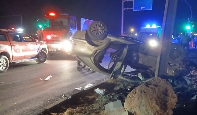 Malatya'da 2 otomobil çarpıştı: 5 yaralı