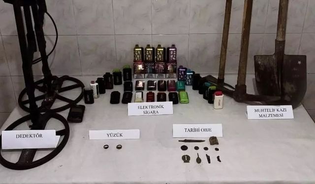Sinop'ta tarihi eser operasyonu: 1 gözaltı