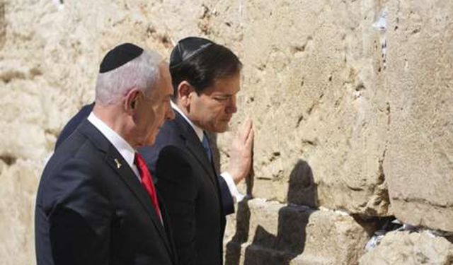 ABD Dışişleri Bakanı Rubio, Netanyahu ile Ağlama Duvarı'nda