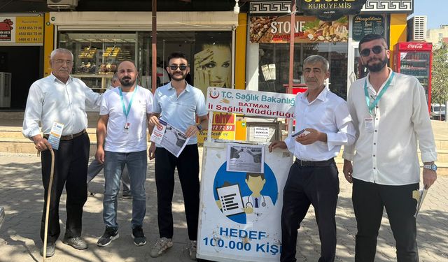 Batman'da halk sağlığı haftası etkinlikleri başladı