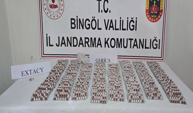 Bingöl’de uyuşturucu hap ele geçirildi: 2 kişi tutuklandı