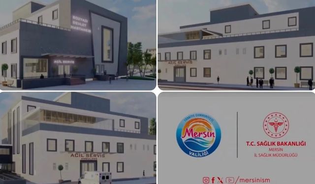 Bozyazı Devlet Hastanesi'nde yeni ek hizmet binası için geri sayım başladı