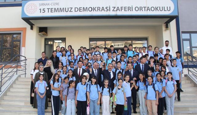 Cizre’de ders zili çaldı: 46 bin 349 öğrenci sınıflara koştu   