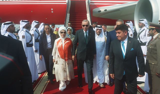 Cumhurbaşkanı Erdoğan Katar'da