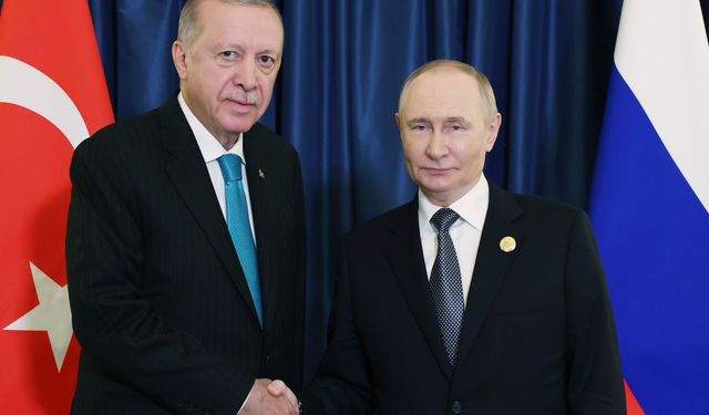 Cumhurbaşkanı Erdoğan, Rusya Devlet Başkanı Putin ile görüştü