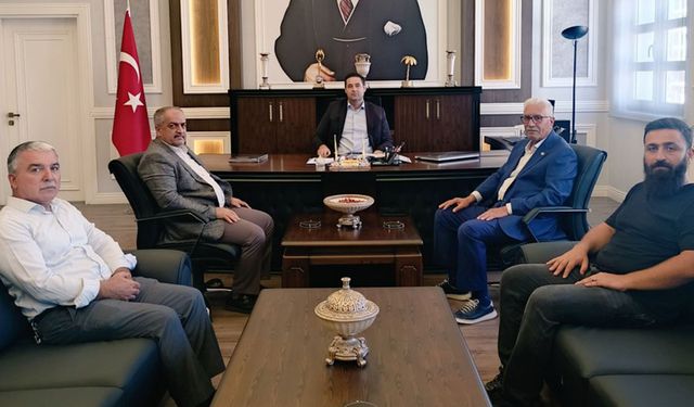 HÜDA PAR Mersin İl Başkanlığından Mezitli Kaymakamlığına ziyaret
