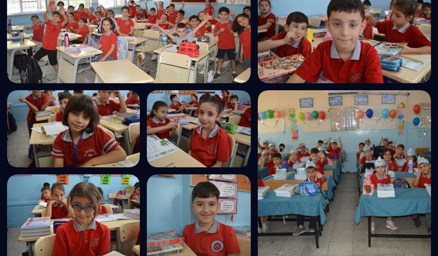 Minikler okula dönmenin heyecanını yaşadı