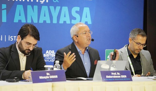 Prof. Dr. Eren: Şu anda tek ihtiyaç darbe anayasasından kurtulmaktır