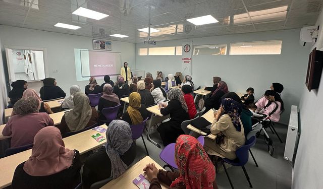 Batman'da kadınlara yönelik kanser farkındalık eğitimi düzenlendi
