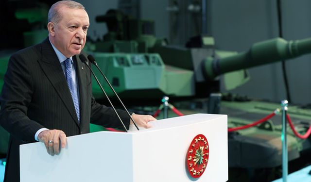 Cumhurbaşkanı Erdoğan: Savunma sanayinde tam bağımsız Türkiye hedefine doğru sağlam adımlarla ilerliyoruz